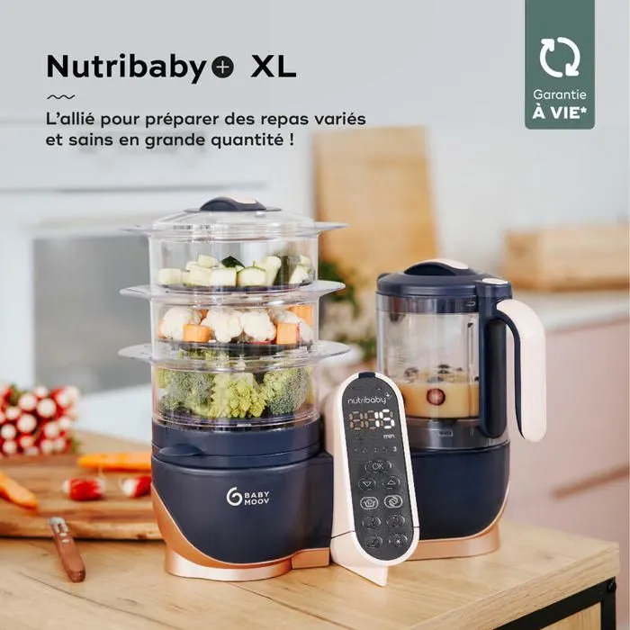 BABYMOOV - Nutribaby(+) XL Robot multifonctions bébé Grande capacité-3