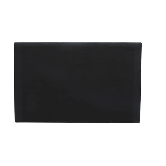 MARTIN Lit adulte 160 x 200 cm + coffre de rangement - Simili noir - Sommier inclus-6