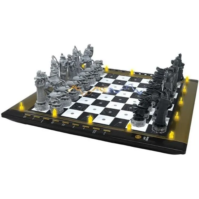 HARRY POTTER - Jeu d'échecs électronique - Clavier tactile, effets lumineux et sonores - 64 niveaux de difficulté - LEXIBOOK-0