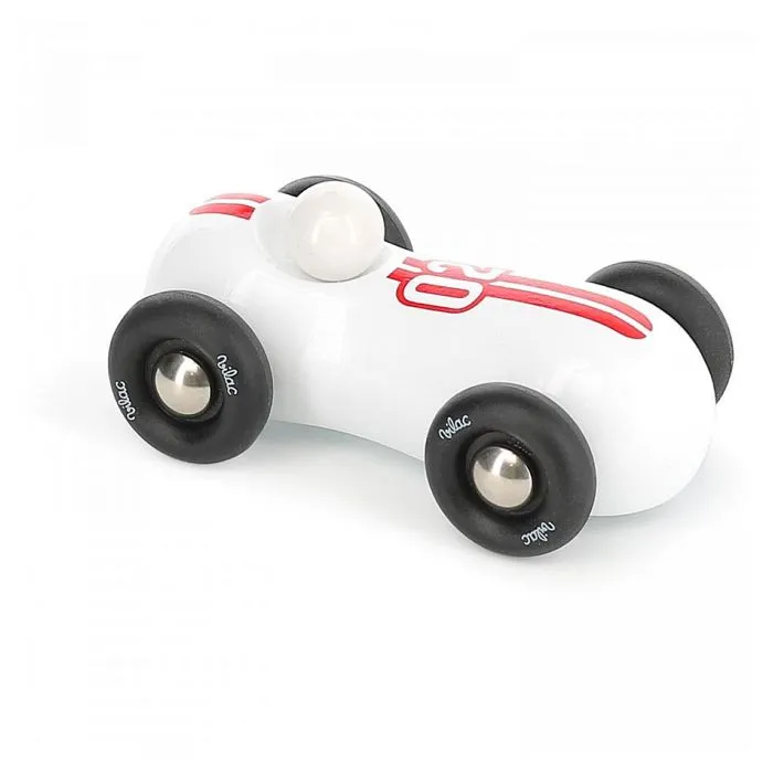 Jouets d'action - VILAC - Streamline Vintage - Voiture en bois - Blanc - L 11 x l 6.5 x H 4 cm-1