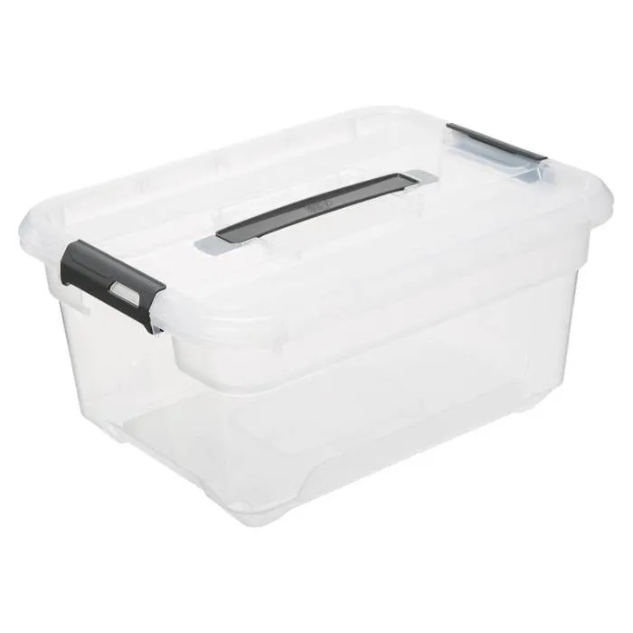 Boîte de Rangement "Solutions" 13L Transparent-0