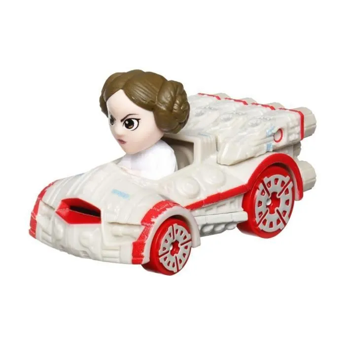 Jouet - HOT WHEELS - Princesse Leia - Star Wars - Plastique - Blanc - 3 ans-0