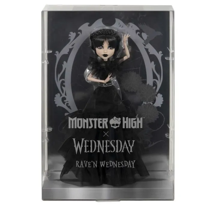 Monster High-Mercredi Addams en Tenue de Bal-Poup?e - Monster High - HXJ03-1
