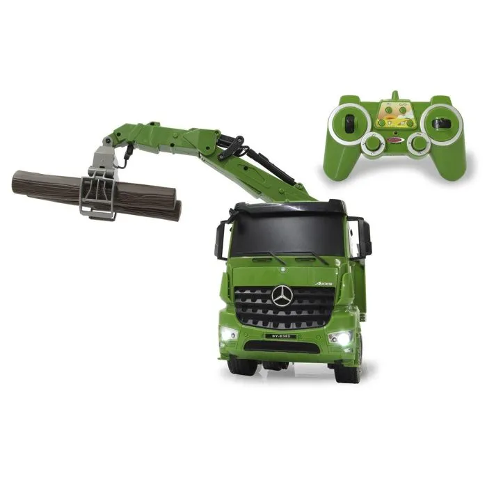Camion RC Mercedes Benz Actros - JAMARA - Vert - Pour Enfant - Radiocommandé - Extérieur-1