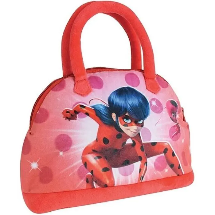 Sac à main enfant - Jemini - Miraculous - Rouge - Peluches - Mixte-1