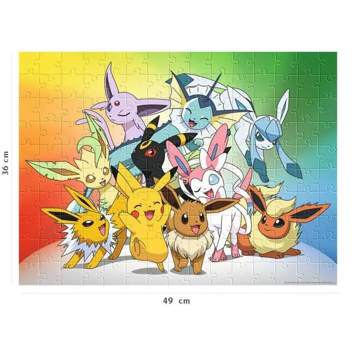 Puzzle 150 pièces - NATHAN - POKEMON - Evoli et ses évolutions - Dessins animés et BD-3