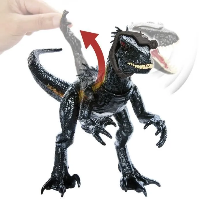 Figurine Indoraptor Attaque Supreme - Jurassic World - Effets sonores et lumineux - 4 Ans Et +-5