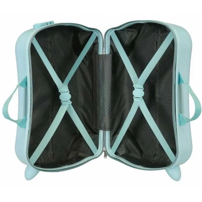 Valise enfant - Disney - Valise trotteur Princesse "Raiponce" 50 x 39 x 20 cm - Turquoise-2