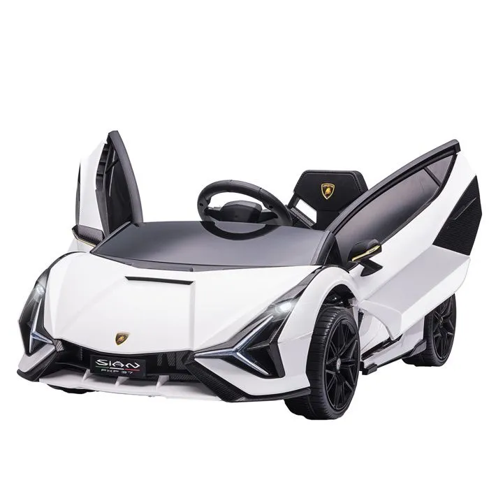 HOMCOM - voiture électrique enfants - PP - 108x62x40cm - Blanc-0