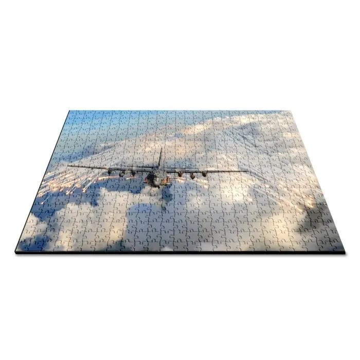 Puzzle Classique 500 pièces - FABULOUS - Avion Militaire Tir Missile Bombardement - Adulte - Intérieur-2