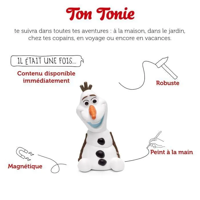 Figurine Tonie - Disney - La Reine des Neiges - Olaf - Histoire audio - 3 à 11 ans-1
