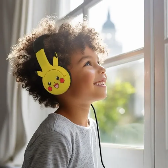 Écouteurs - POKEMON - Pikachu - Jaune - Enfant - Intérieur-1