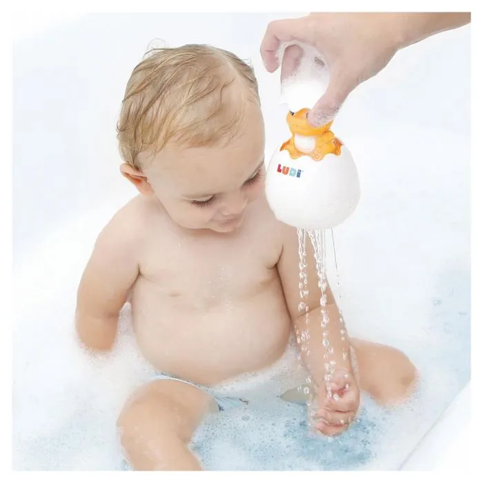 Jouet de Bain pour Bébé - LUDI - Œuf de Bain Magique - Blanc - À Partir de 10 Mois-4