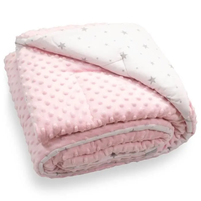 Couverture coton et minky Stella-0