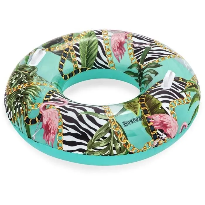 BESTWAY Bouée gonflable fantaisie florale, 114 cm, 12 ans et +-0