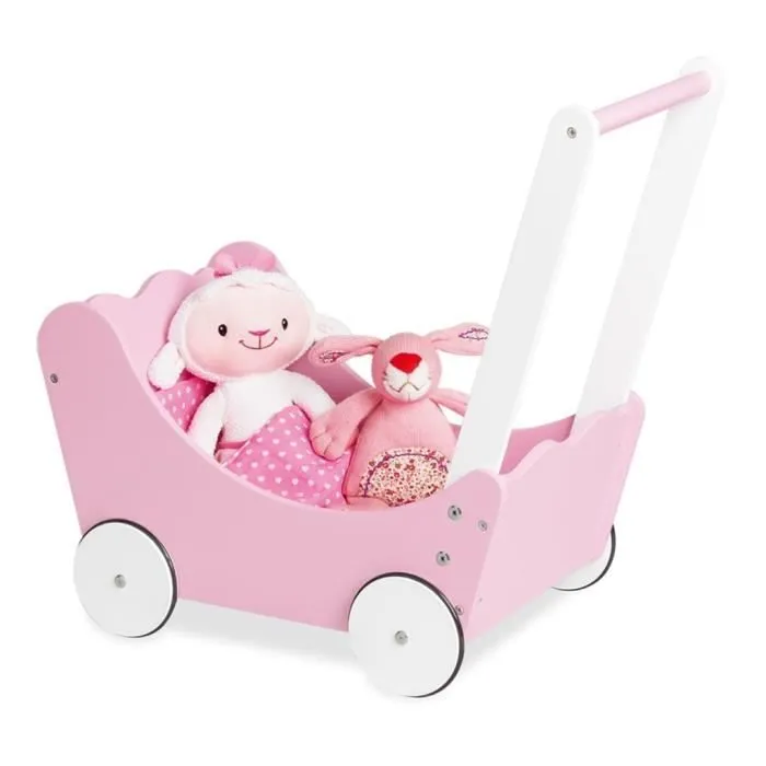Landau pour poupée Jasmin - Pinolino - Rose - Pour enfant de 3 ans et plus-1