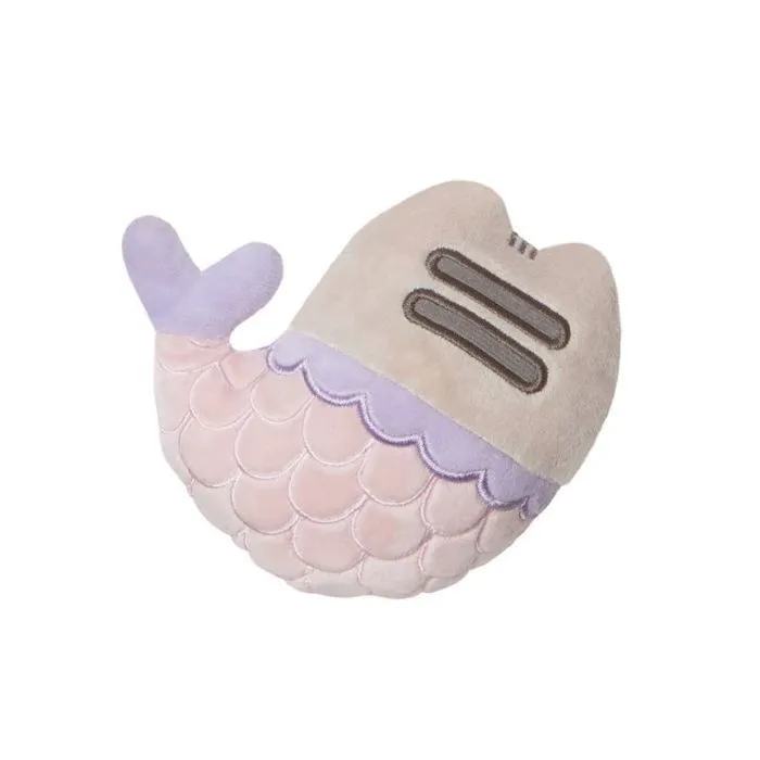 Peluche Pusheen Aurora World, 61516, Mermaid Petit, Peluche éco-Responsable, Rose - Violet, Rosa - Lila-3