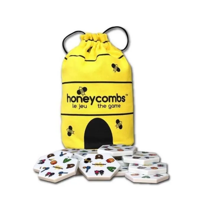Jeu de société - PIATNIK - Honeycombs - 52 tuiles - 1 règle du jeu - 1 sac de rangement-0