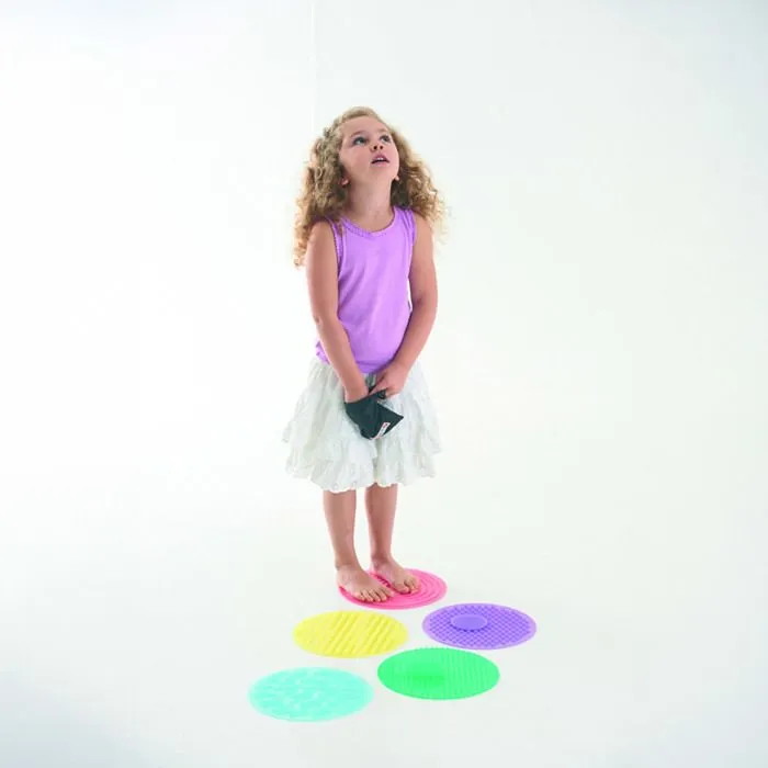 Jeu éducatif - TICKIT - 54517 - Set de 10 disques sensoriels texturés - Silicone - 3 ans et plus-4