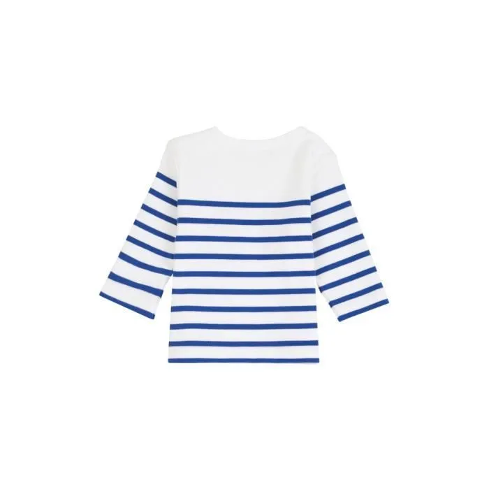 Marinière - ARMORLUX - MA 1ERE MARINIERE - Blanc - Manches longues - 100% Coton-1