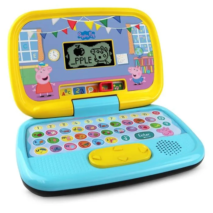 Vtech - 80-553522 - Portable d'apprentissage Peppa Pig, Ordinateur interactif pour Enfants + 3 Ans, Version ESP, , unico-2