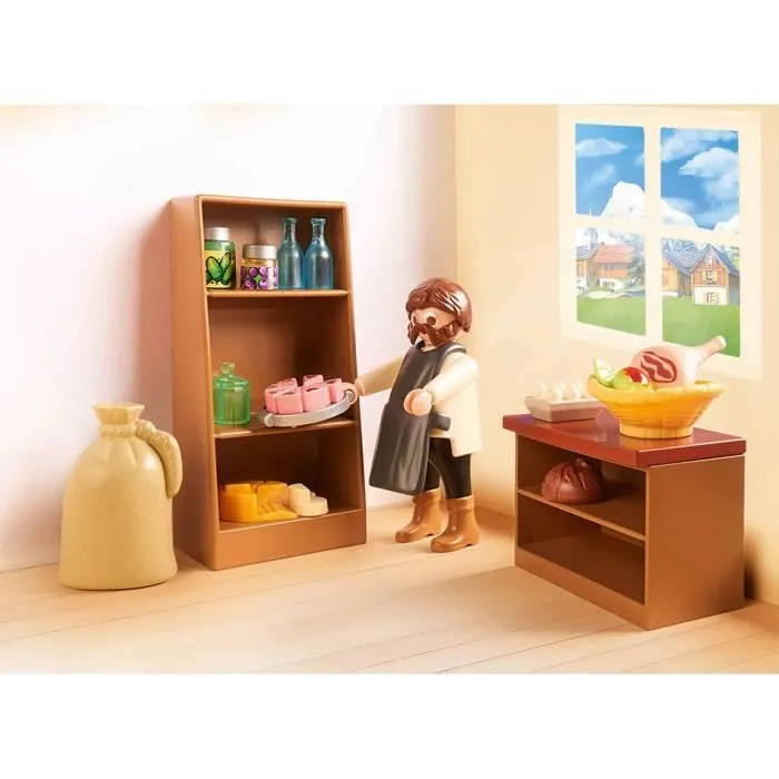 PLAYMOBIL - Heidi - Epicerie de la famille Keller - 3 personnages - Accessoires inclus-3