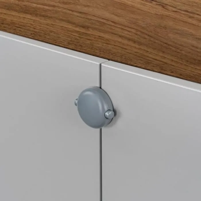 Bloque placard pour porte double Gris anthracite-1