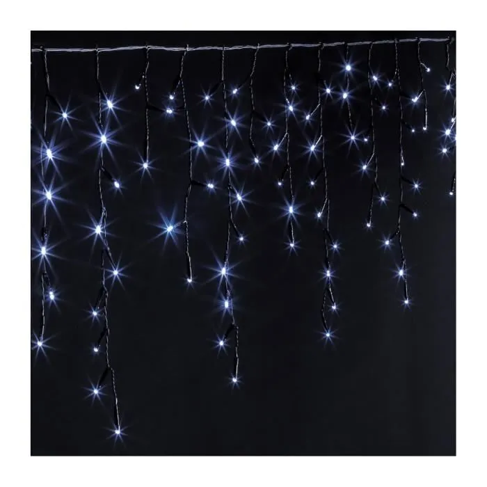 Rideau scintillant extérieur programmable 240 LED blanc froid Feeric lights & christmas-0