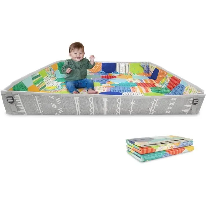 Tapis d'éveil - INFANTINO - Tapis mousse géant pliable-1