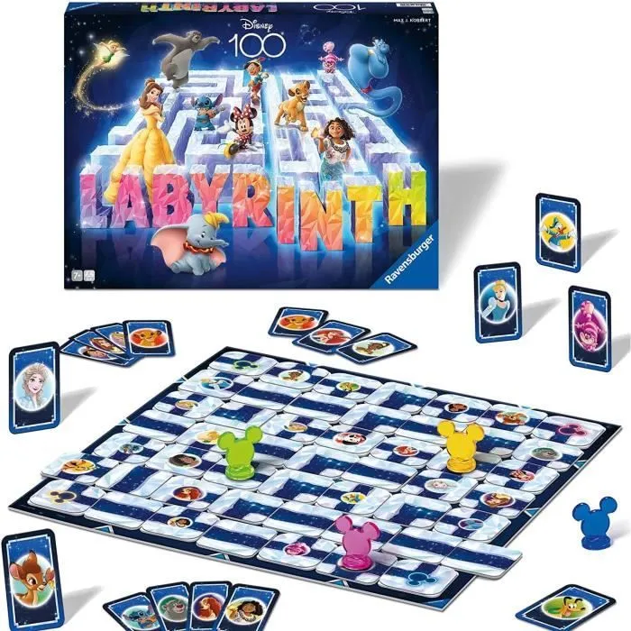 Labyrinthe Disney 100ème anniversaire - Jeu de plateau - 4005556274604 - Ravensburger-1