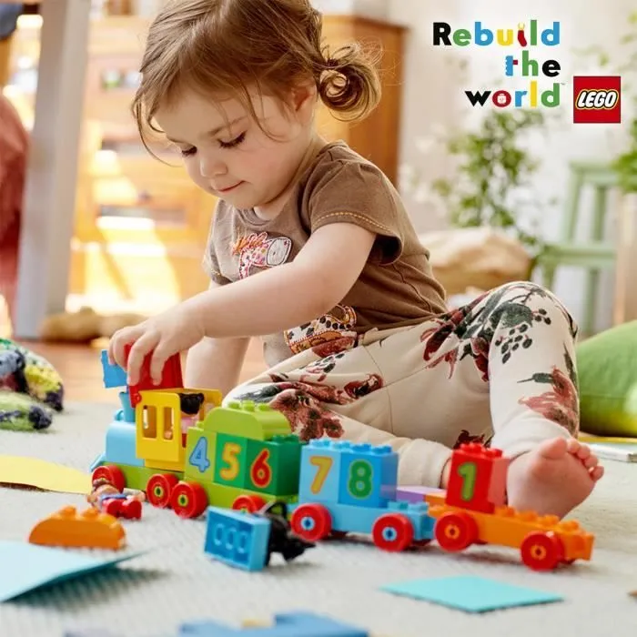 LEGO® 10847 DUPLO Le Train Des Chiffres, Jeu De Construction Éducatif avec Briques Géantes, Jouet Bébé 1 An-3