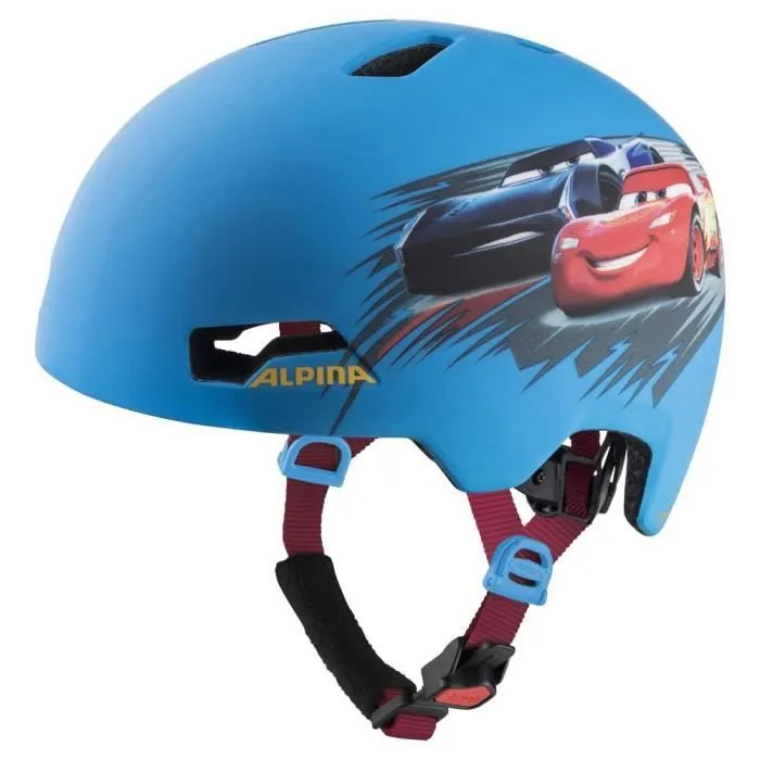 Casque de vélo - ALPINA - HACKNEY DISNEY - Cars - Bleu - Enfant-0