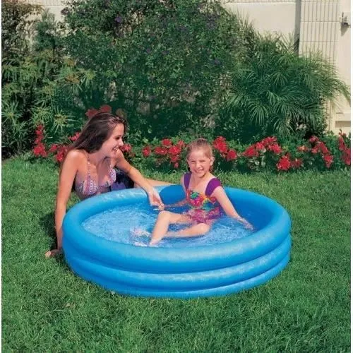 Pataugeoire gonflable - INTEX - Rond - 168 x 40 cm - Pour enfant-0