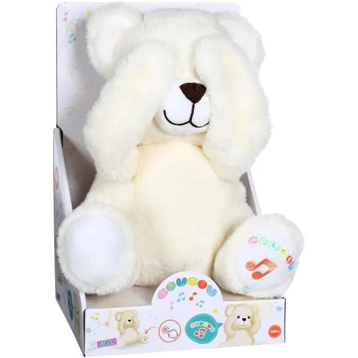 Gipsy Toys - Ourson Coucou Tout Doux - Peluche À Fonction - 25 Cm-1