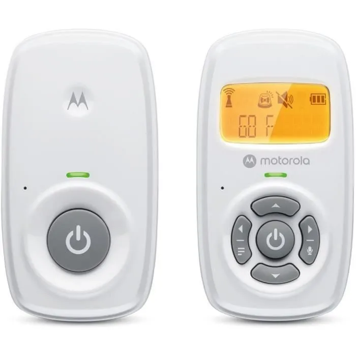Moniteur bébé audio - MOTOROLA - AM24 - 300 m - Ecran LCD - Blanc-2