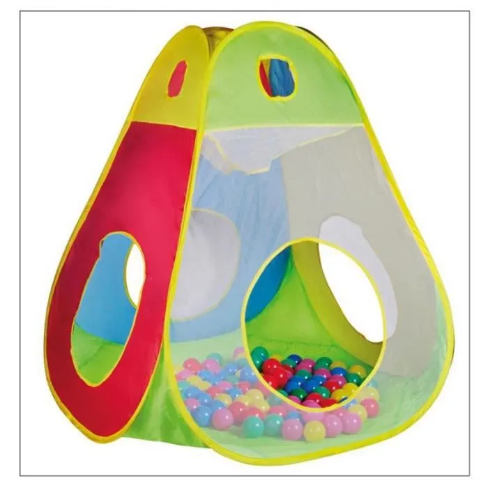 Tente de jeu pour enfant - Knorrtoys Brody - Jaune et bleu - A monter soi-même-1