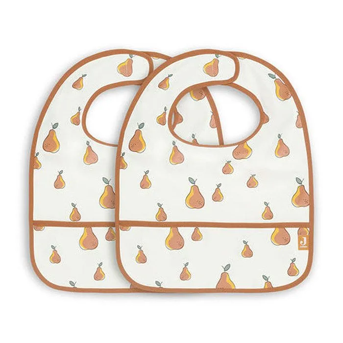 Bavoir Imperméable Poire (2pcs) - Jollein-0