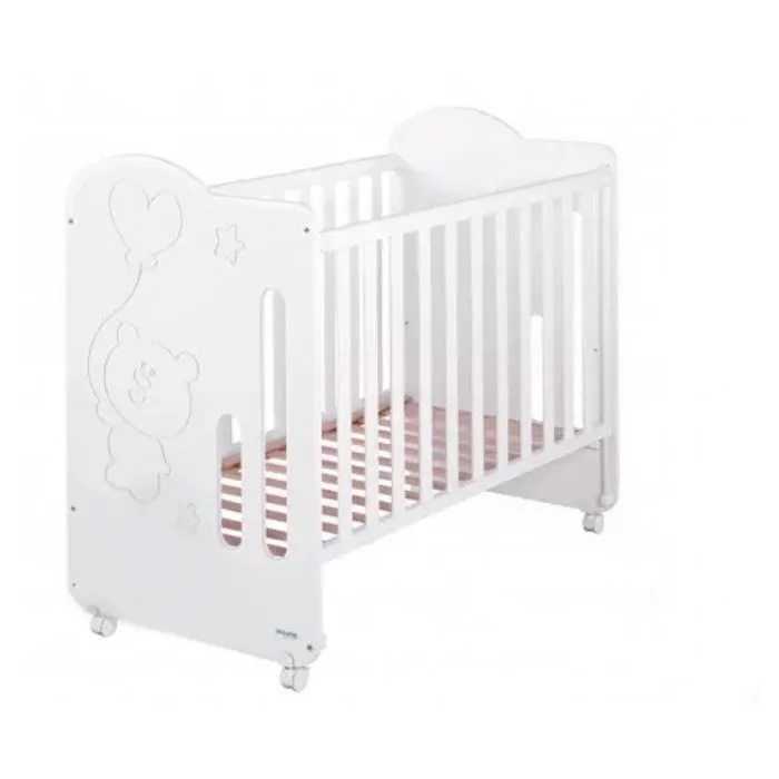 Berceau globe Blanc - Micuna - 104973 - Enfant - 60 x 120 cm - Naissance - Blanc - Mixte-0