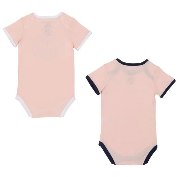 2 x body bébé fille PSG - Collection officielle PARIS SAINT GERMAIN-1