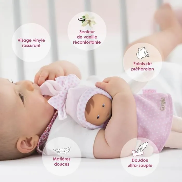 Doudou - COROLLE - Miss Rêves d'Étoiles - 25 cm - senteur vanille - dès la naissance-8