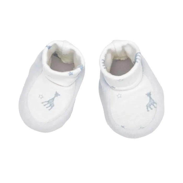 Chaussons Bébé - Trois Kilos Sept - Sophie La Girafe - Coton - Blanc - 1 à 3 mois-0