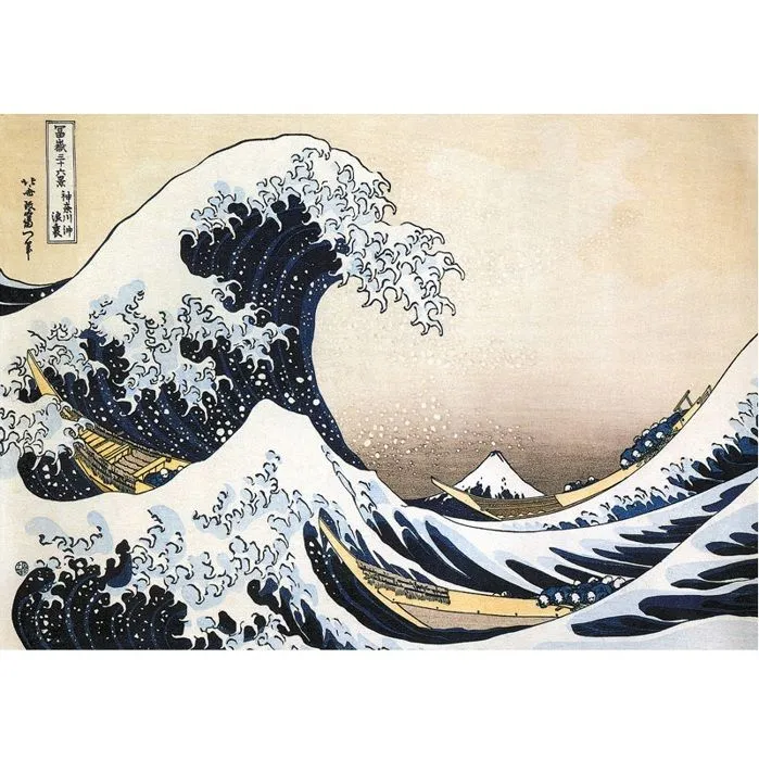 Puzzle Michèle Wilson - La vague de Hokusai - WILSON JEUX-1