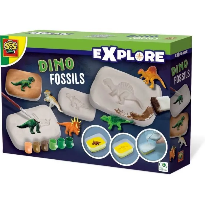 Jeu scientifique - Fossiles de dinosaures - SES CREATIVE-0