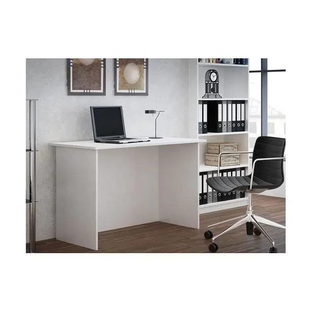 ATLAS - Bureau informatique/ d'ordinateur 120x74x60 - Mobilier bureau Console - Bureau contemporain travail/gaming large plateau-2