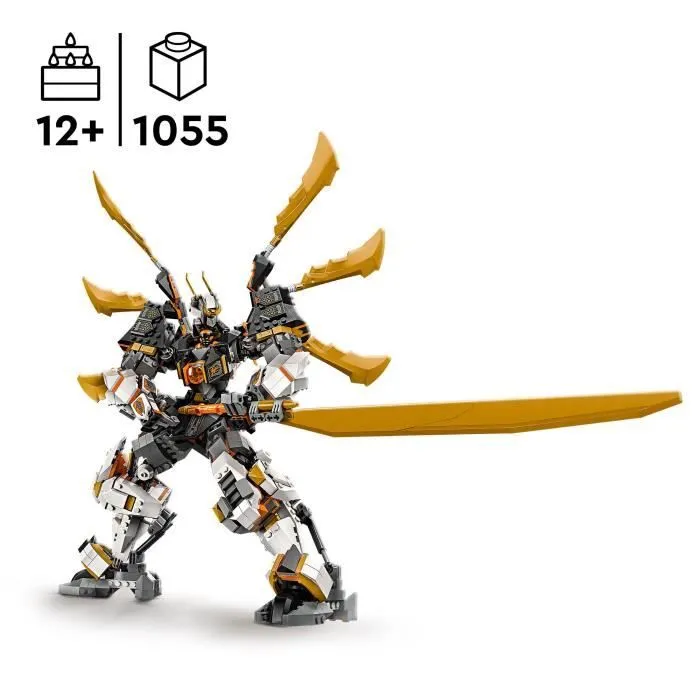 LEGO® NINJAGO® 71821 Le dragon Titan de Cole - Jouet d’aventure et robot ninja-1
