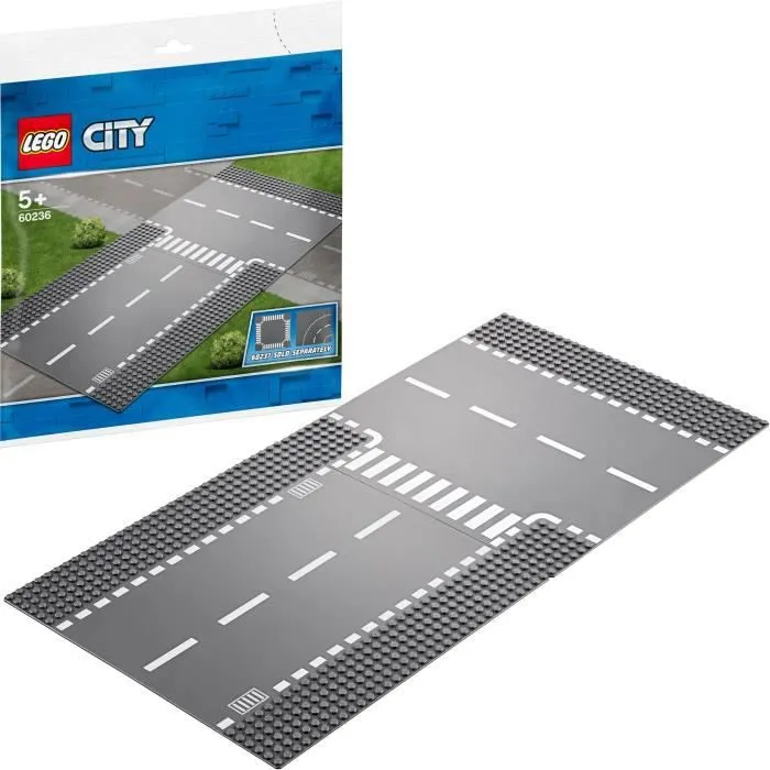 LEGO® City 60236 Droite et intersection - Jeu de construction-1