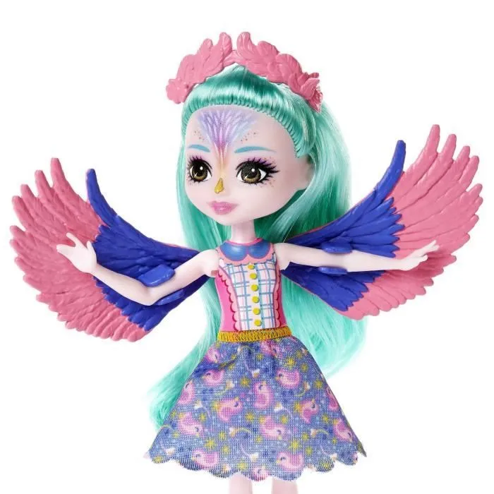 Enchantimals - Famille De Filia Finch - Poupée 15cm et 3 animaux - Intérieur - Blanc - 4 Ans Et +-4