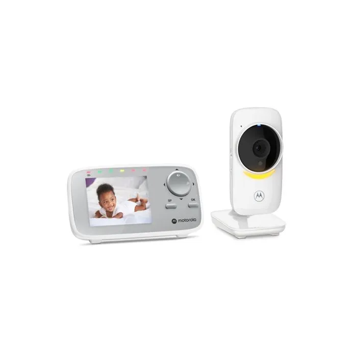 Babyphone MOTOROLA VM482 avec caméra radio 2.4 GHz - Surveillance du bébé - Écran couleur - FHSS-0