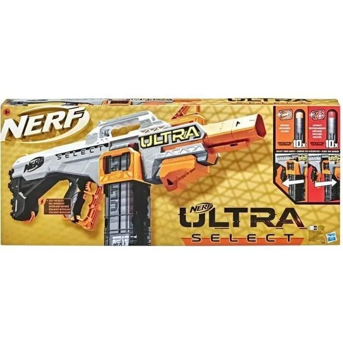 Blaster à fléchettes - NERF - Ultra Select - Distance et précision - 20 fléchettes incluses-3