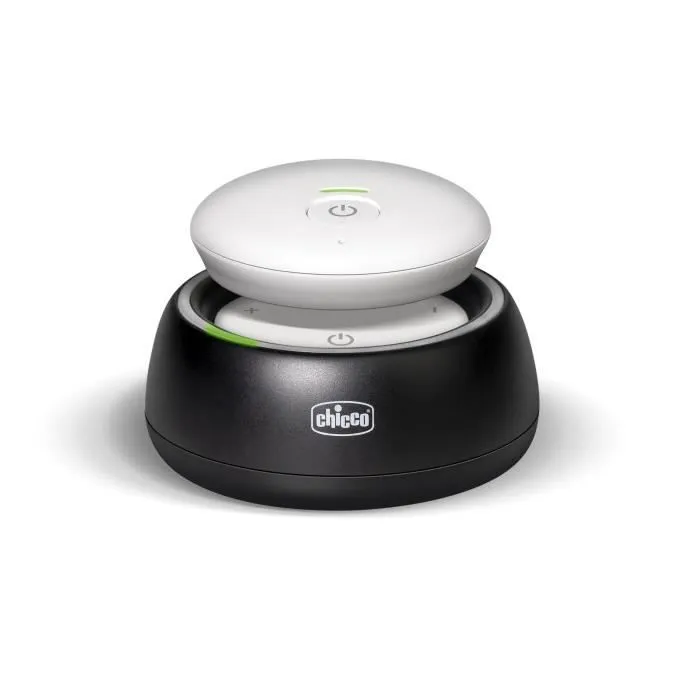 Ecoute bébé Audio DECT - CHICCO - Blanc - 10 niveaux de son - Ondes zéro émission-1